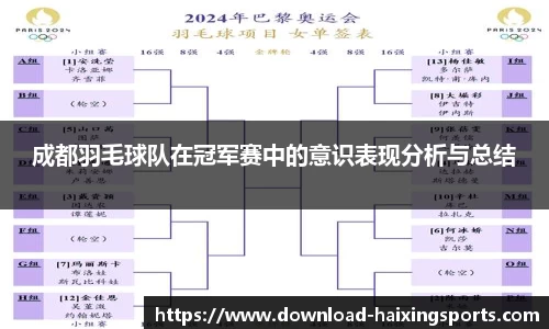成都羽毛球队在冠军赛中的意识表现分析与总结